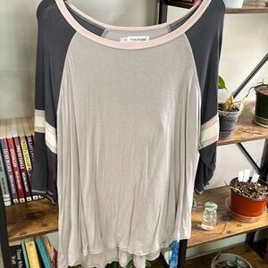 Maurice’s 3/4 length shirt.